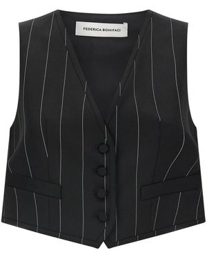 Federica Bonifaci Vests - Noir