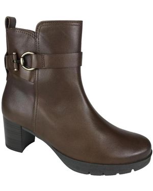 Gabor Heeled Boots - Marron