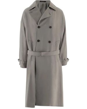 Giorgio Armani Trench Coats - Gris