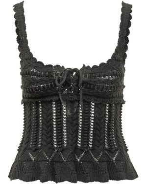 Isabel Marant Neves Knit Top - Zwart