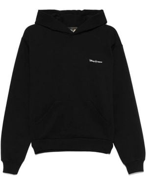 Coperni Hoodies & Sweatvesten ,Zwart ,Katoen Geribbelde Sweatshirt Met Logo Detail
