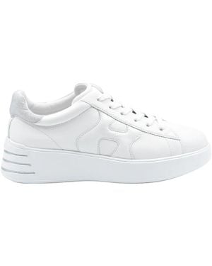 Hogan Zapatos Plateados Blancos Estilo Elegante, Mujer, Talla