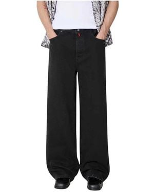 032c New Classic Wide Leg Jean - Zwart