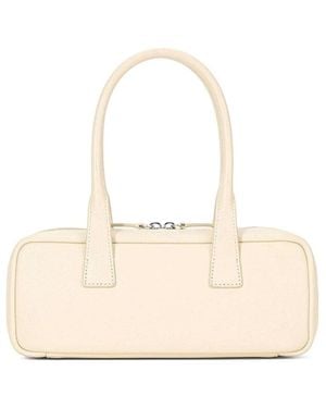 STAUD Bolso Crema Blanco Con Cremallera, Mujer, Talla - Neutro