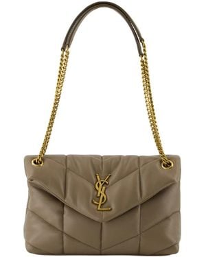 Saint Laurent Shoulder Bags - Metálico