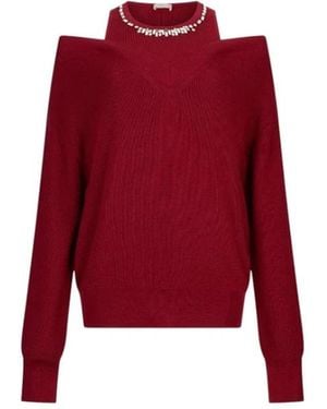 Liu Jo Round-Neck Knitwear - Rouge