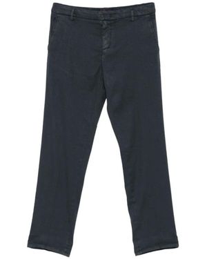 Dondup Straight Trousers - Blue