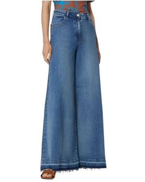 Silvian Heach Wide Jeans - Bleu