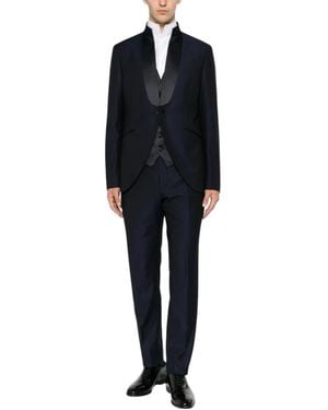 Manuel Ritz Single Breasted Suits - Negro