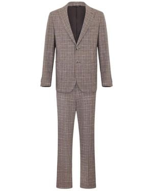 Brooks Brothers Single Breasted Suits - Grey