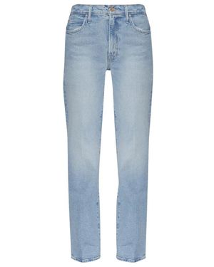 Mother Jeans ,Blauw ,Katoen The Kick It Jeans