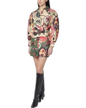 FARM Rio Shirt Dresses - Red