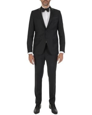 KARL LAGERFELD Single Breasted Suits - Black