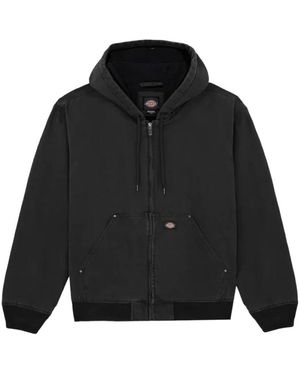 Dickies Hilham Hooded Canvas Jacket - Zwart