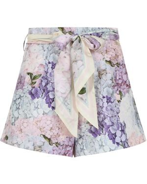 Zimmermann Short Shorts - Purple