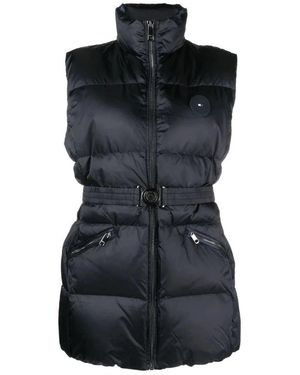 Tommy Hilfiger Blauwe Twee-Tinten Puffer Vest - Zwart