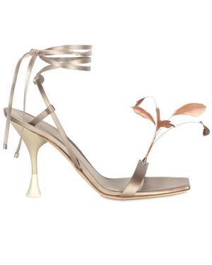 3Juin High Heel Sandals - Metallic