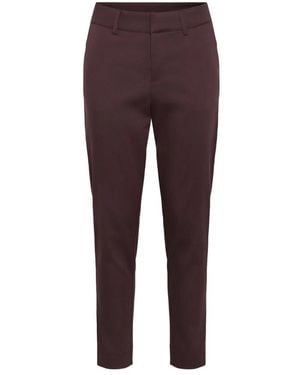 Kaffe Slim-Fit Trousers - Morado