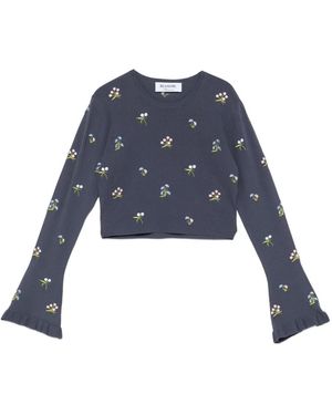 Blugirl Blumarine Long Sleeve Tops - Blue