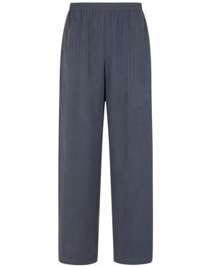 Emporio Armani Wide Pants - Blue