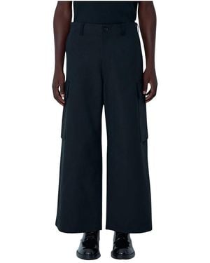 Comme des Garçons Wide Trousers - Blue