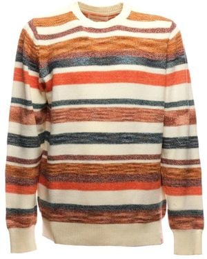 Revolution Round-Neck Knitwear - Orange