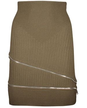 ANDREA ADAMO Short Skirts - Green