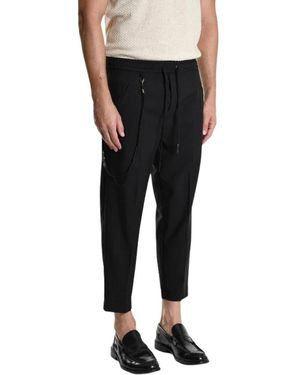 Xagon Man Cropped Trousers - Noir