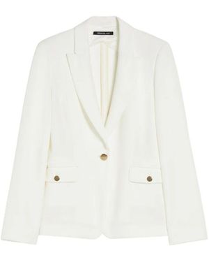 Pennyblack Weiße Notion Slim Fit Jacke
