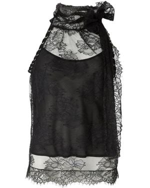 Pinko Sleeveless Tops - Negro