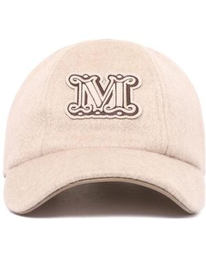 Max Mara Cashmere Baseball Cap - Pink