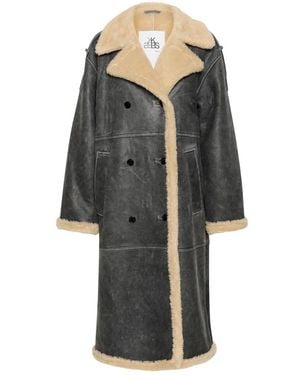 Karen By Simonsen Double-Breasted Coats - Gris