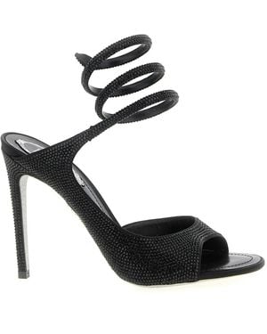 Rene Caovilla High Heel Sandals - Noir