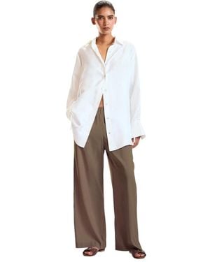 Cynthia Rowley Wide Trousers - Bianco