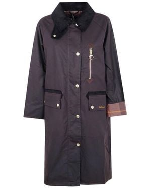 Barbour Single-Breasted Coats - Blue