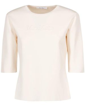 Max Mara Truien & Vesten ,Round-Neck Truien - Naturel