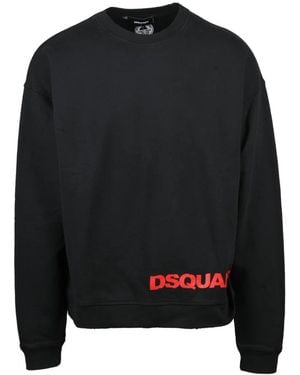 DSquared² Felpa Girocollo - Zwart
