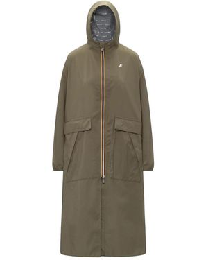 K-Way Jassen ,Groen ,Polyester Pernilla Stretch Dot Jas