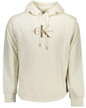 Calvin Klein Cotton Hoodie - Natur