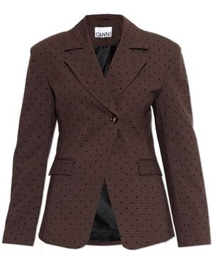 Ganni Blazers - Brown