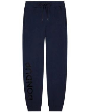 Dondup Reguläre Jogger-Sweatpants Mit Seitlichem Druck - Blau