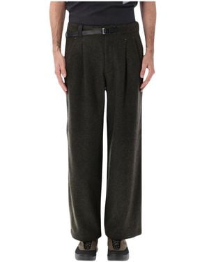 and wander Wide Trousers - Black