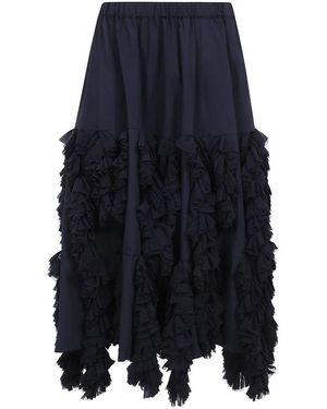 Comme des Garçons Midi Skirts - Blue