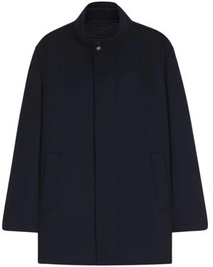 BOSS Single-Breasted Coats - Blue