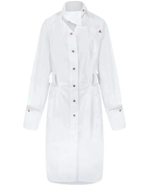 Vivienne Westwood Shirt Jurken - Wit