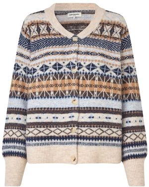 Lolly's Laundry Truien & Vesten ,Veelkleurig ,Polyester Eli Ll Knit Cardigan - Meerkleurig