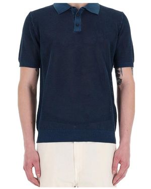 Roberto Collina Polo Shirts - Blue