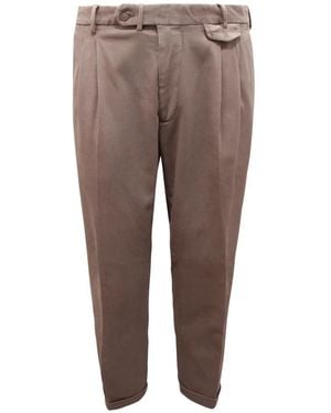 Santaniello Suit Trousers - Brown