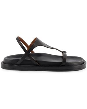 Atp Atelier Flat Sandals - Black