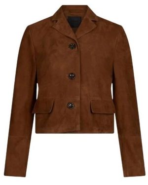 Liu Jo Light Jackets - Brown